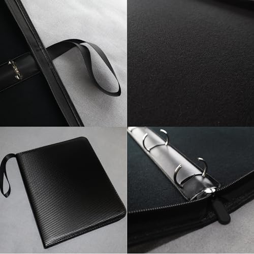 Acid-Free Archival Film Storage Box with 3-Ring Binder, Compatible with 135/35mm/120/4x5/8x10 Negative Pages, Dustproof Protector for Film Sleeves & Negatives - Image 2