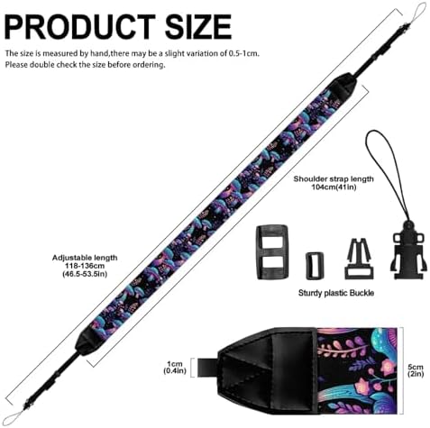 GLENLCWE Camera Strap, Camera Strap for Photographers Neck Strap Replacement Fit Most Cameras - Image 6
