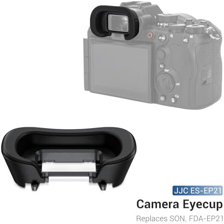 JJC Camera Eyecup Eyepeice Viewfinder for Sony A7 V A7M5 A7 IV A7M4 A7R V A7R5 A1 A1 II A7S III A7S3 A9 III Cameras, Soft Silicone Eye Cup Replacement of Sony FDA-EP21 Eye Cup - Image 2