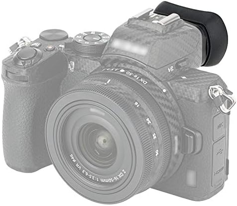 JJC KIWIFOTOS Ergonomic Long Camera Eyecup for Nikon Z50, Nikon Z50 Eye Cup, Z50 Eye Piece viewfinder, Replaces Nikon DK-30 Eyecup, Soft Silicone, 49.9X33.1X21.9mm - Image 6