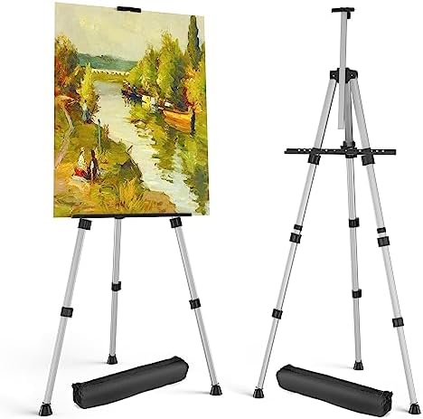 Art Painting Display Easel Stands - Portable Adjustable Floor Artist Easels by EnjoyaGreatTime