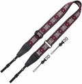 Padwa Lifestyle Adjustable Camera Strap - 1.5" Top Layer Cowhide Head Camera Straps for Photographers, Cotton Adjustable Neck Shoulder & Crossbody Strap Quick Release for All Cameras and Binoculars by PadwaLifestyleCameraStrap