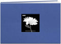 Pioneer 5 Inch by 7 Inch Postbound Fabric Frame Front Memory Book, Sky Blue by PioneerPhotoAlbums