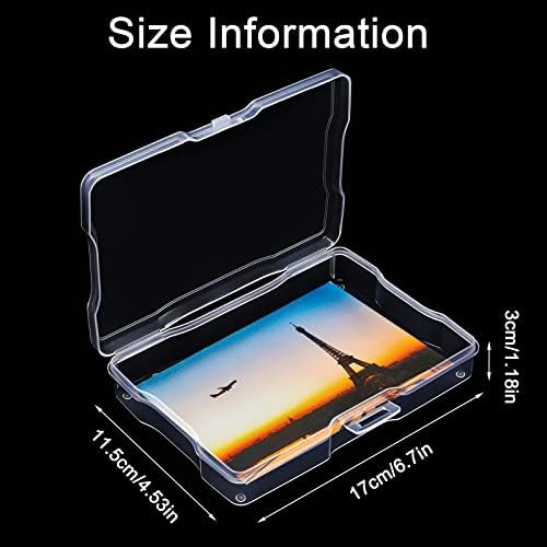 Geelin 30 Pcs Clear Photo Storage Boxes for 4" x 6" Pictures Transparent Photo Case Plastic Photo Organizers and Storage Photo Storage Containers Photo Keeper for Photo Picture Card, 6.7 x 4.7 x 1.2'' - Image 2