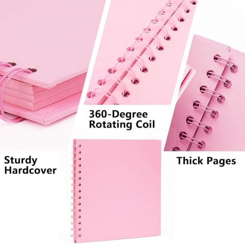 DIY Scrapbook Photo Album,40 Pages,10x10 Inch,Pink - Image 4