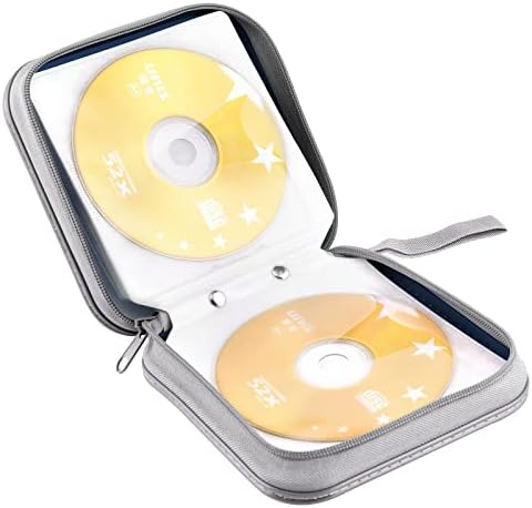 CD/DVD Case Wallet, 48 Capacity, Dark Blue, Portable, Lightweight, Durable Plastic and Non-Woven Fabric Material - Image 5