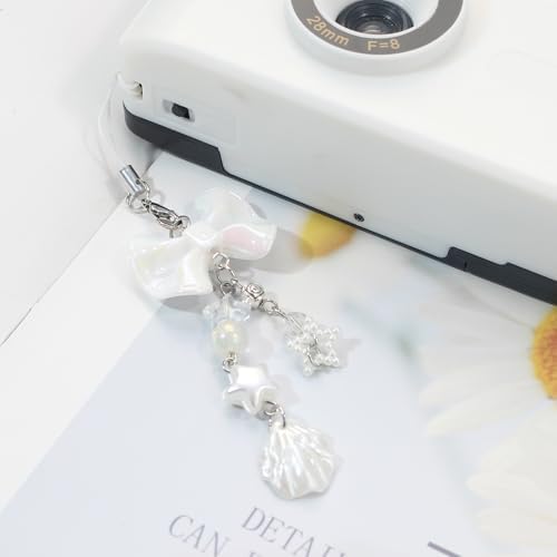 Beaded Camera Wrist Strap,Cute Phone Charm Decor,Pearl Bracelet Wrist Strap - Image 6