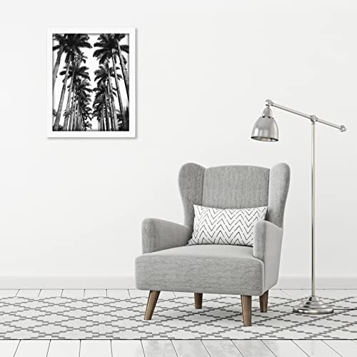 Americanflat 22x28 Poster Frame - White Engineered Wood with Polished Plexiglass - Wide Picture Frame for Vertical or Horizontal Wall Display - Epic Collection - White - Image 3