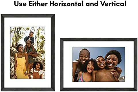 Americanflat 16x24 Poster Frame - Matted to 12x18 - Black - Image 4