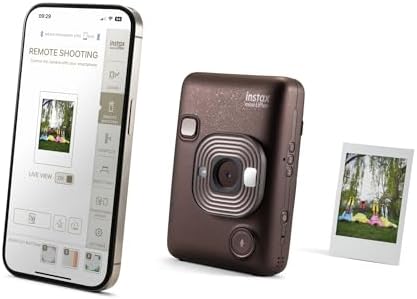 Fujifilm INSTAX Mini LIPLAY Hybrid Instant Camera - Deep Bronze - Image 5