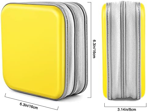 40‑Capacity Hard Plastic CD/DVD Binder for Car, Home & Travel - Image 6