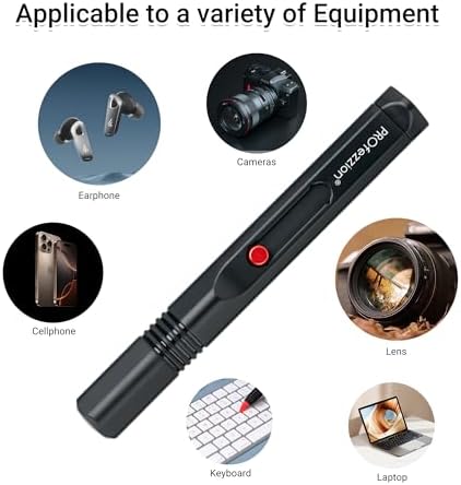 PROfezzion Double-Ended Lens Cleaning Pen for Electronics, Black - Image 6