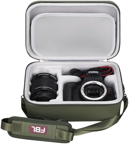 FBLFOBELI EVA Camera Case for Canon EOS Rebel T7/T8i/T5/R50/R100 - Image 2