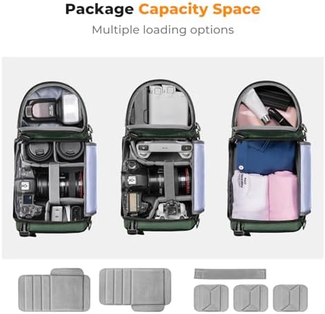K&F CONCEPT Camera Sling Bag, Compact Crossbody Backpack, 10L - Image 4