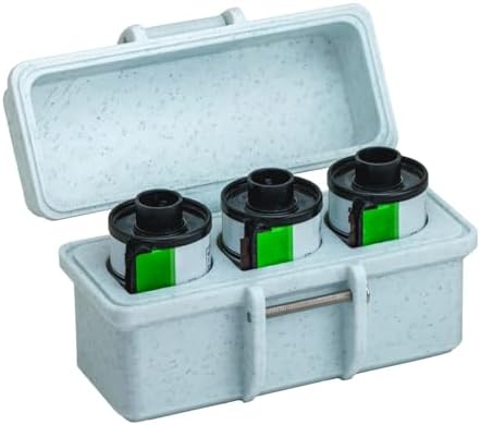 35mm Film Storage Case, 3-Roll 135 Film Canister Holder with Snap Latch, PET Film Organizer - Image 2