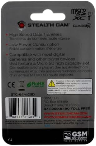 STEALTH CAM SD Card - High-Speed Data Transferring Storage Game Trail Hunting Scouting Photo Video Recording Cameras, SDHC SDXC 64GB MicroSD Memory Card - Image 3