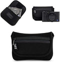 JJC Compact Camera Case Pouch for Sony RX100 VII Kodak Pixpro FZ45, Black by JJC
