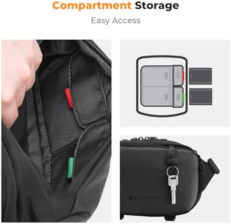 K&F CONCEPT Small Camera Sling Bag Everyday Shoulder Bag - Image 4
