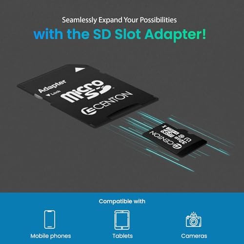 Centon Micro SDHC Memory Card Class 10 UHS-I with SD Adapter 32GB HighSpeed - Image 4