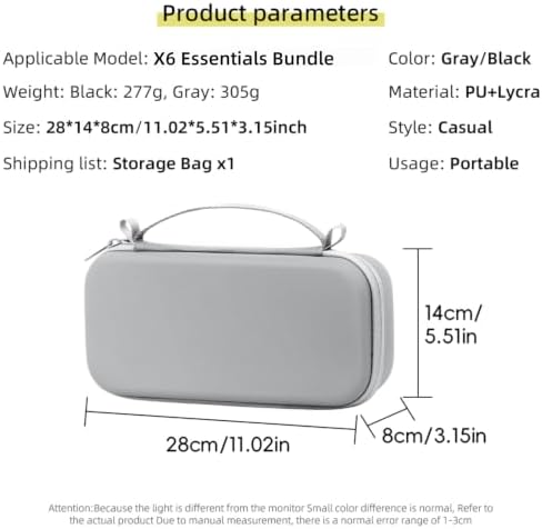 Storage Case for Insta360 X6 Hard Shell with Shoulder Strap - Image 7