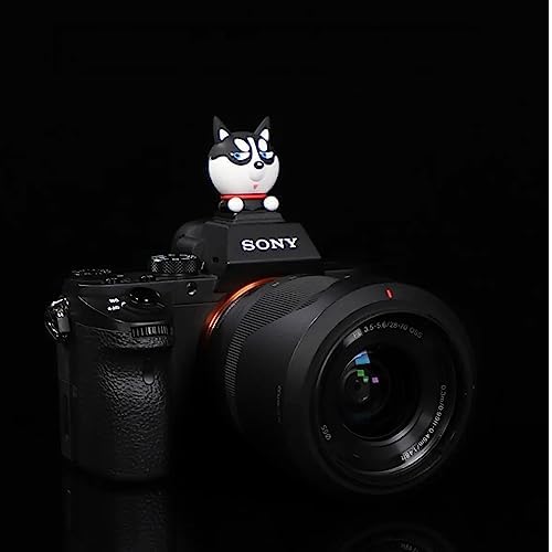 ZOSTLAND Adorable SLR Camera Hot Shoe Boot Cover Cap,Lovely Akita and Husky Shoe Protector,Compatible with Sony Fuji Canon Nikon Pentax Leical.(2pcs Dog) - Image 2