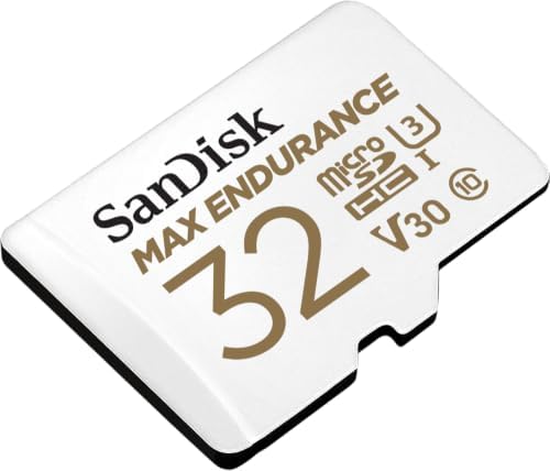 SANDISK 32GB MAX Endurance microSDHC Card with Adapter for Home Security Cameras and Dash cams - C10, U3, V30, 4K UHD, Micro SD Card - SDSQQVR-032G-GN6IA - Image 3