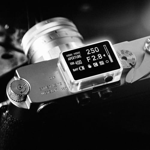 Rechargeable Camera Light Meter, 30° FOV Digital Photography Exposure Meter, Cold Shoe Mount, Large OLED Screen, Dual Metering Modes, for Vintage Film Cameras - Image 4