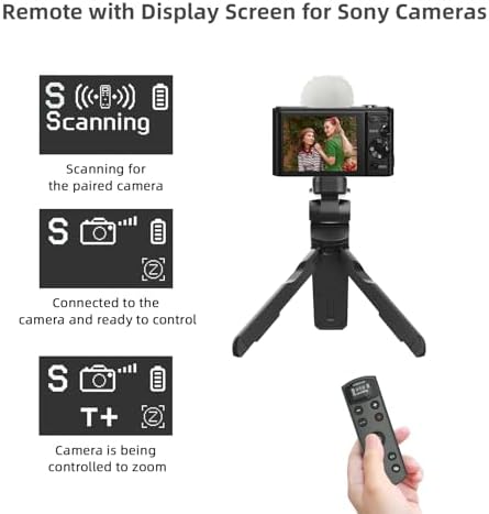 for Sony Camera Wireless Remote Control, Rechargeable OLED Shutter Release - Image 4