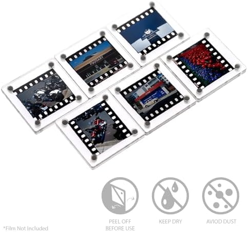 Premium Acrylic Magnetic Reversal Film Holders, 6 Packs Archival Storage High Transparency Display Holder for Reversal Film 35mm - Image 6