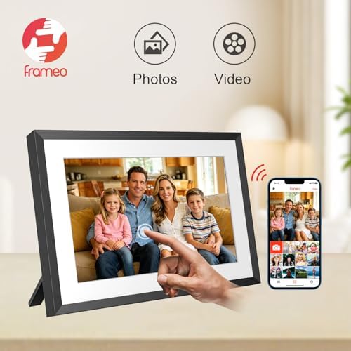 32GB FRAMEO 10.1 Inch Smart WiFi Digital Photo Frame 1280x800 IPS LCD Touch Screen, Auto-Rotate Portrait and Landscape, Share Moments Instantly via Frameo App from Anywhere - Image 4