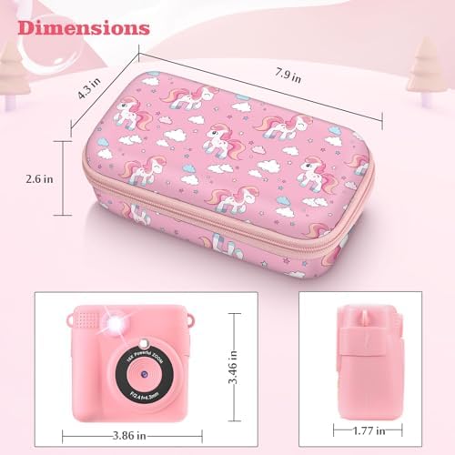 FINTIE Kids Camera Case for Instant Print Digital Cameras, Hard EVA Shell - Image 5