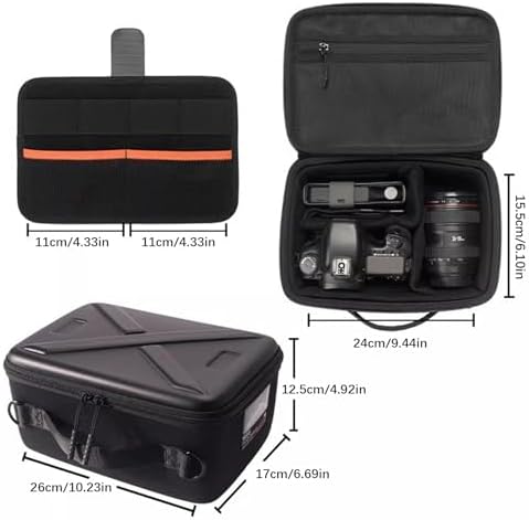 Slimmer Portable Carrying Case for Professional Photography Gear and Equipment Carrying Pouches Shell Soft Interior Pad Camera Equipment Planner Camera Planner - Image 3