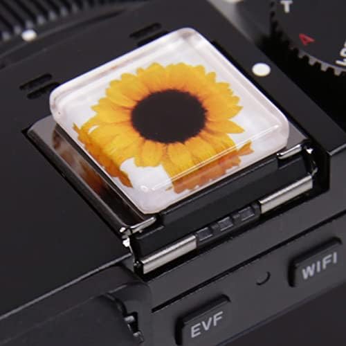 Foto&Tech Exact FIT Design Hot Shoe Cover Cap Compatible with Canon Nikon Sony Panasonic Fujifilm Olympus Pentax Camera (Sunflower) by FOTO%26TECH