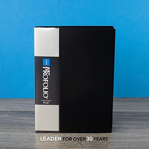 ITOYA Original Art ProFolio Black 4x6 Photo Album Book with 48 Pages - Small Photo Album 4x6 Art Portfolio Folder for Artwork - Picture Book Portfolio Binder - Presentation Binder Photo Book - Image 2