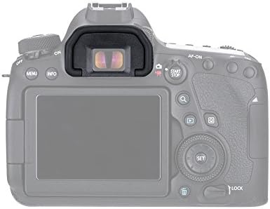 JJC Silicone Eyecup Viewfinder for Canon 6D Mark II 5D Mark II 80D, 2-Type - Image 7