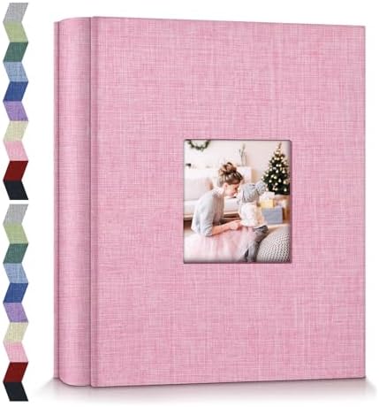 popotop Photo Album 4x6-600 Photos Photo Books with 600 Horizontal and Vertical Pockets,Linen Cover Albums for Family Wedding Anniversary Baby Vacation Pictures by Popotop