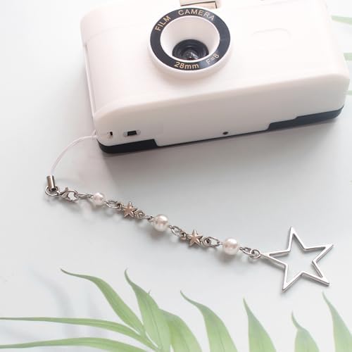 Beaded Camera Wrist Strap,Cute Phone Charm Decor,Pearl Bracelet Wrist Strap - Image 5