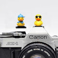 SLR Camera Hot Shoe Boot Cover Cap,Dustproof Hot Shoe Protector,Compatible with Sony Fuji Canon Nikon Pentax Leica (2pcs Duck) by ZOSTLAND