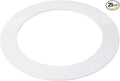 25 Pack Gloss White Goof Trim Ring for 8" Inch Recessed Can Lighting Down Light, Outer Diameter 8.6 Inches, Inner Diameter 6.2 Inches by HARRRRD