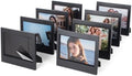 8 Packs Tabletop Photo Frame for Instax Wide Film - Desk Stand Up Display Small Picture Frame for Instax WIDE EVO/400/300/210 Instant Camera Film,4.25x3.38'' Photo Frame - Black by HIYQIN