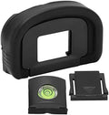 Akozon Camera Eyepiece Eyecup Replacement Set with Hot Shoe Level & Cover for Fit for ‑1D X, 1D IV, III, 5D by Unknown