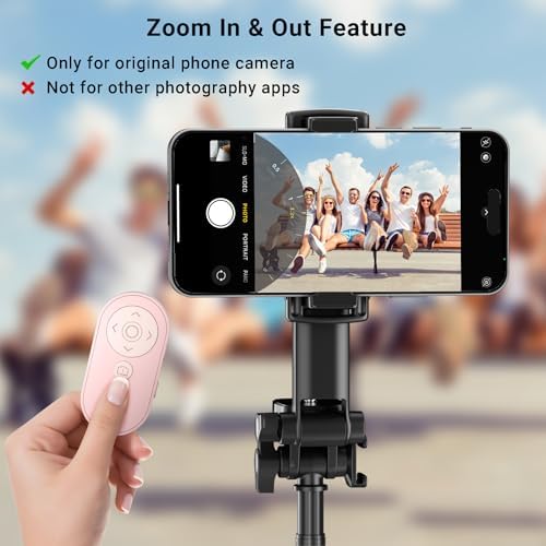 Wireless Camera Remote Control with Zoom for iPhone & iPad, Versatile Shutter with Front/Rear Camera Switch for Photo & Video, Smartphone Remote Clicker for TikTok - Image 3
