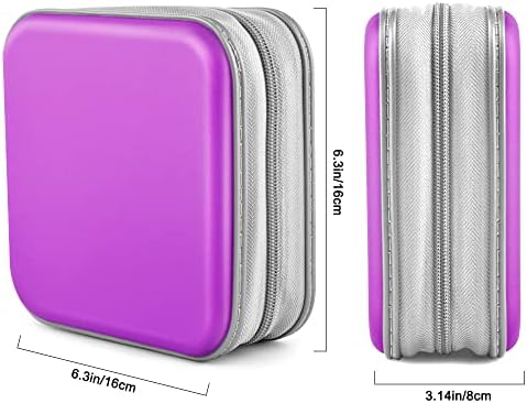 40‑Capacity Hard Plastic CD/DVD Binder for Car, Home & Travel - Image 6