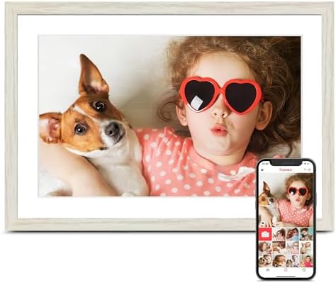 Frameo 10.1" Digital Picture Frame WiFi 32GB, Birthday Gifts for Mom, Women by Flyruit