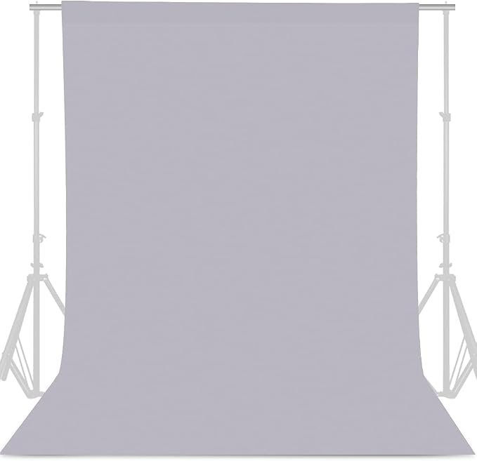 GFCC Gray Backdrop - 8FTX10FT Grey Photo Backdrop for Photoshoot Background for Photography Screen Video Recording Picture Background | Non-Reflective, Polyester Curtain, Easy Hang, Multipurpose Screen for Studio Photo Booth, Video Recording, Portrait,... by GFCC