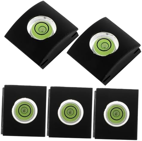 Housoutil 5pcs Hot Shoe Mount Protector Spirit Level for Camera Flashlight Hot Shoe Covers for Camera Ensuring Stability and Precision by Housoutil