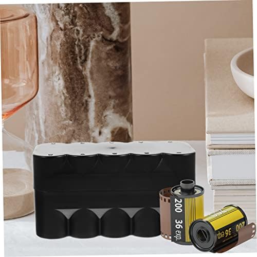 TOYANDONA Black Plastic Film Canisters Carrying Organizer for 10 Rolls - Image 2