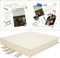 Vienrose Scrapbook Album 10x10 Inch Linen 420gsm Kraft 40 Pages Beige by Vienrose