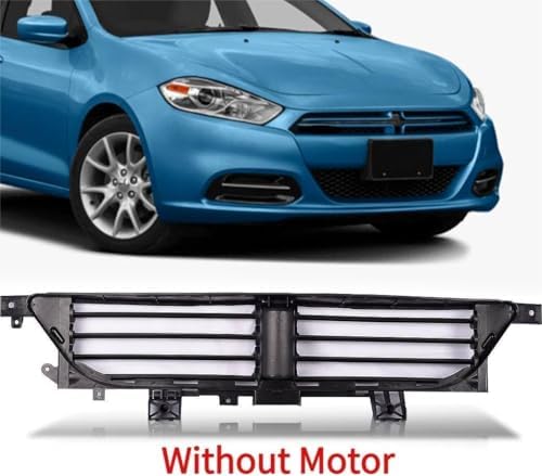 JX RACING Radiator Active Grille Shutter W/O Motor Compatible with 2013 2014 2015 2016 Dodge Dart Front Upper Radiator Air Control Shutter Black for 68302653AB CH1206112 - Image 7