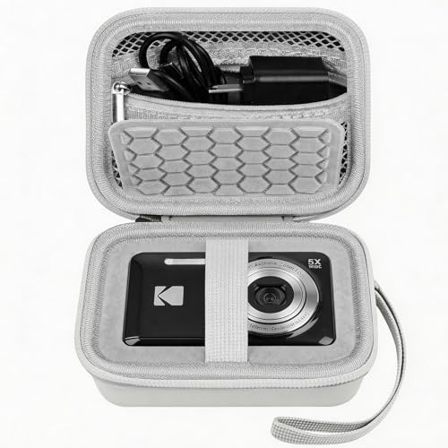 Comecase Digital Camera Case for KODAK PIXPRO FZ55 FZ45 FZ53 FZ43, White by COMECASE
